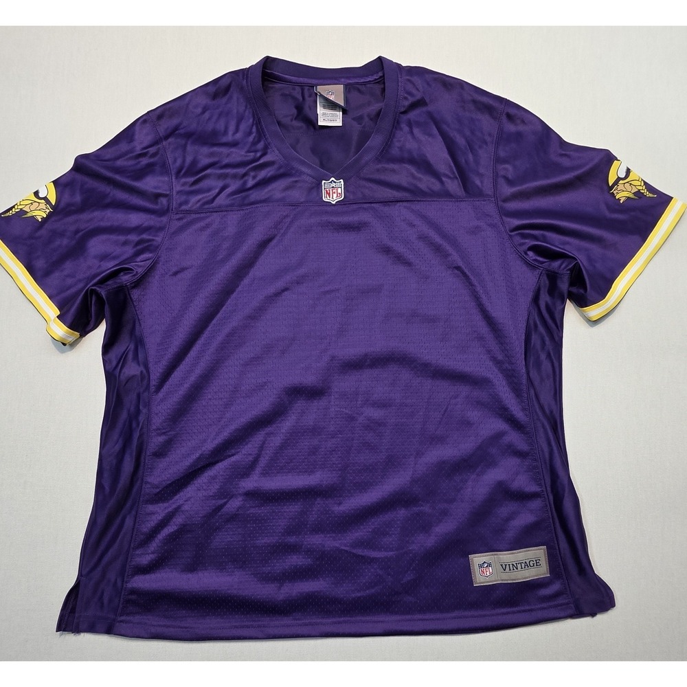 NFL Pro Line Minnesota Vikings Women's Vintage Jersey XL Purple Team Issue Blank
